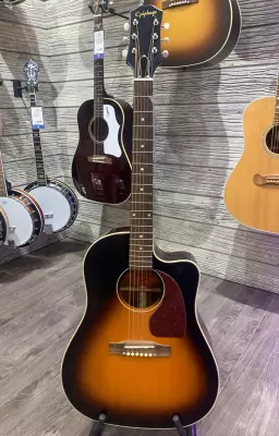 Epiphone - Inspired by Gibson Masterbilt J-45 EC Cutaway - Vintageburst